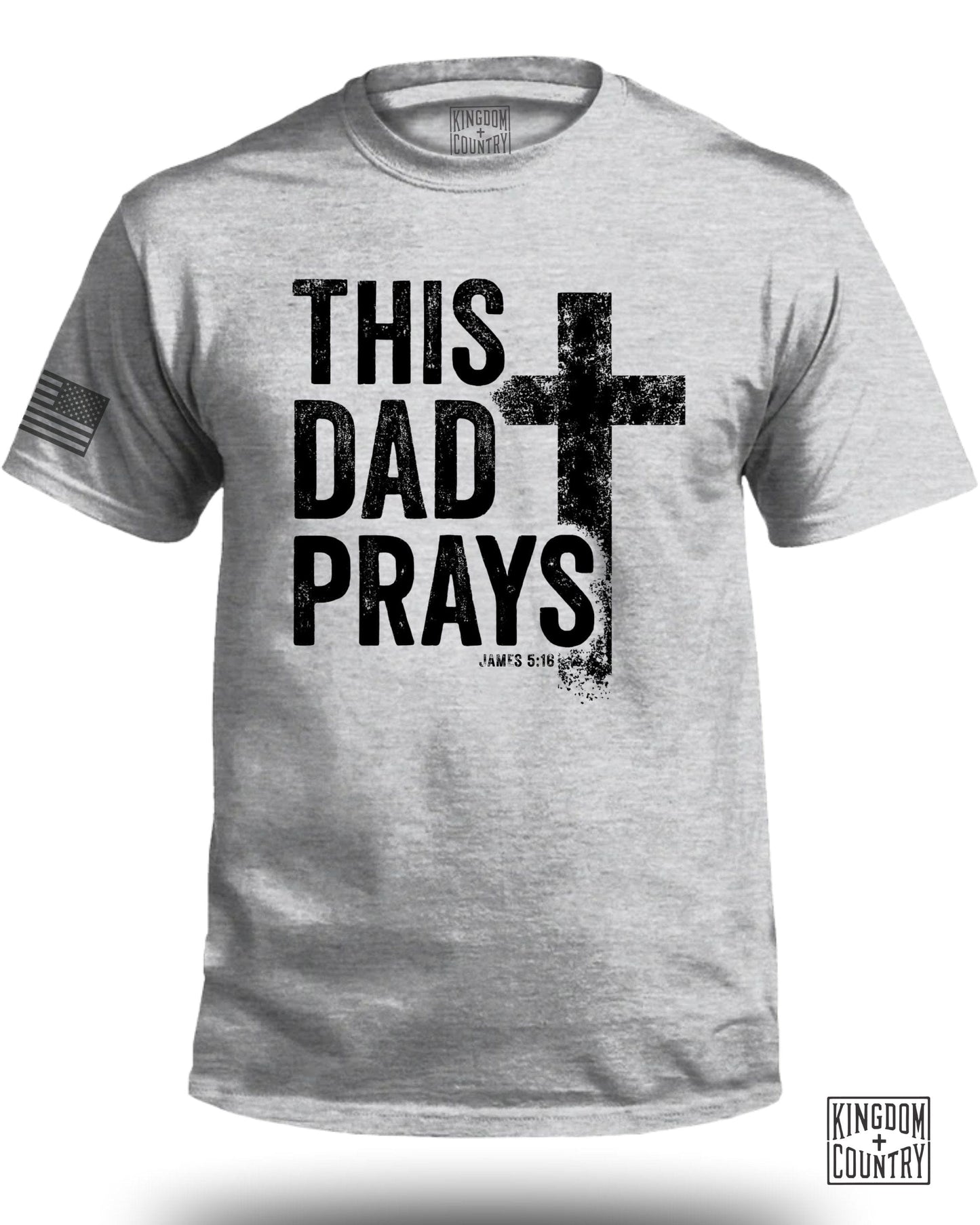 This Dad Prays Christian Faith T-shirt product type