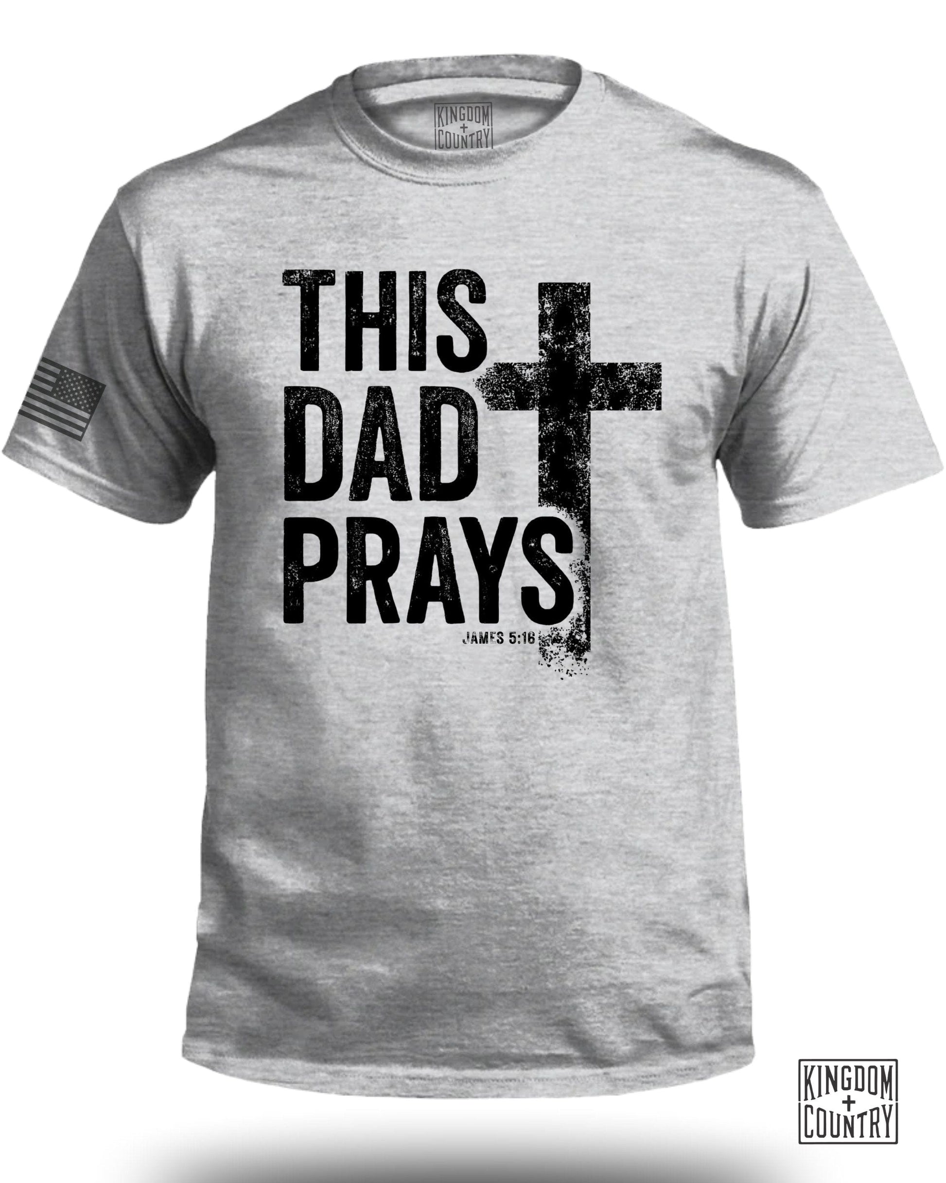 This Dad Prays Christian Faith T-shirt product type