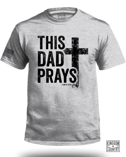 This Dad Prays Christian Faith T-shirt product type