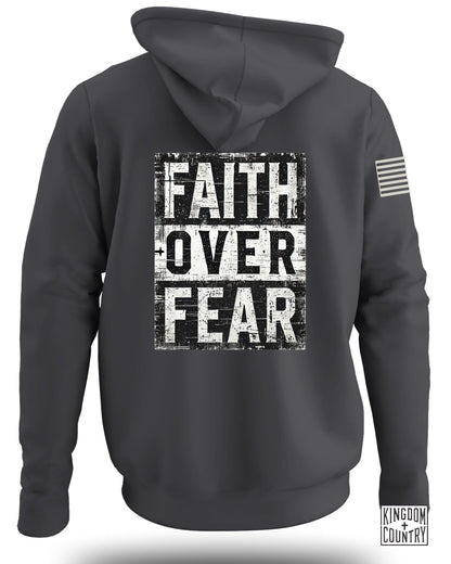 Faith Over Fear Inspirational Hoodie product