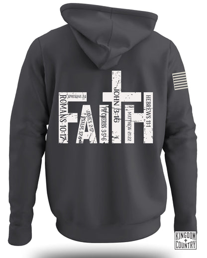 Faith Design Hoodie with Bible Verses graphic hoodie