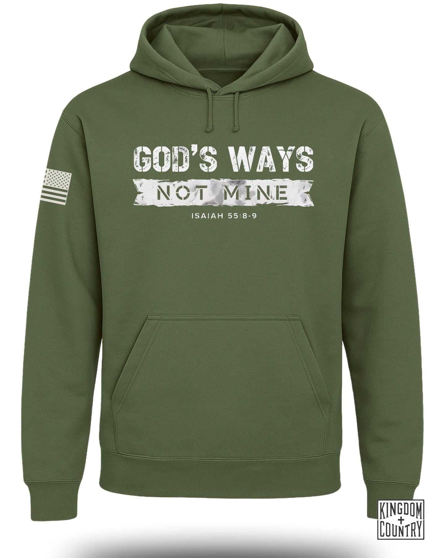 God's Ways Not Mine Isaiah 55:8-9 Hoodie