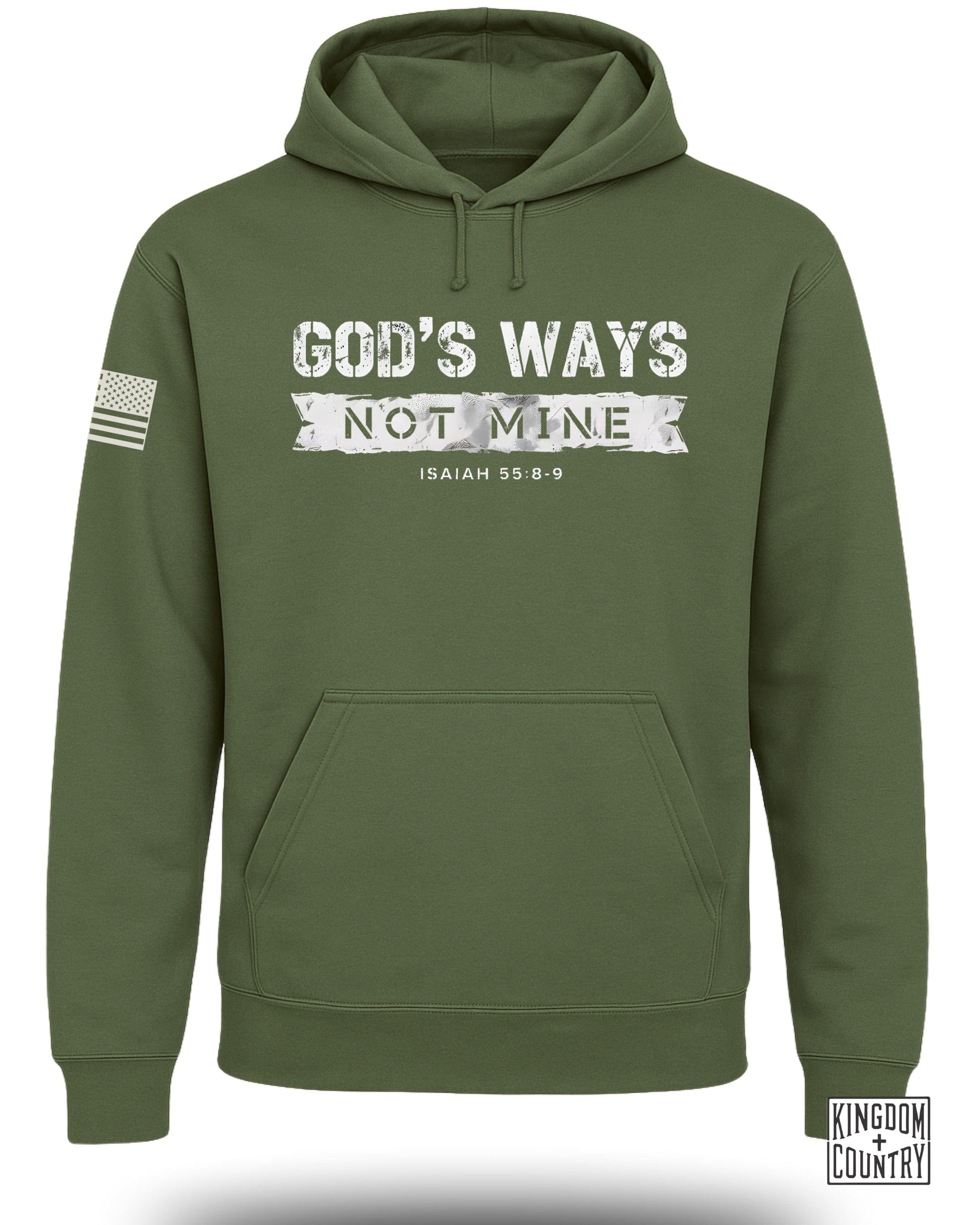 God's Ways Not Mine Isaiah 55:8-9 Hoodie