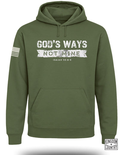 God's Ways Not Mine Isaiah 55:8-9 Hoodie