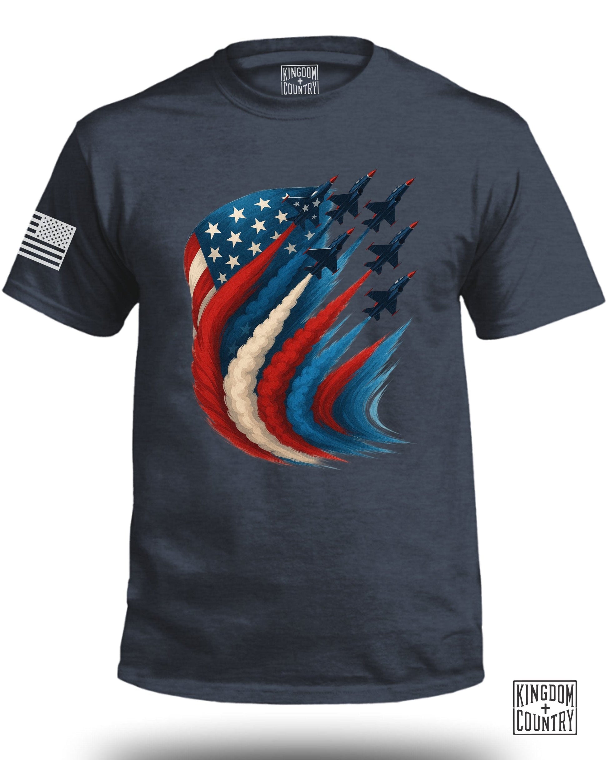Patriotic Airshow Graphic Design T-Shirt product