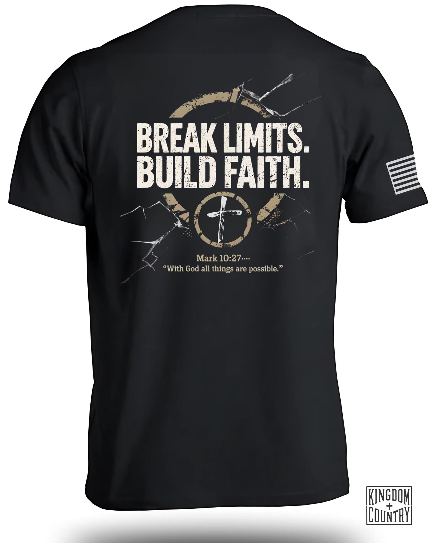 Break Limits Build Faith Mark 10:27 T-shirt product type