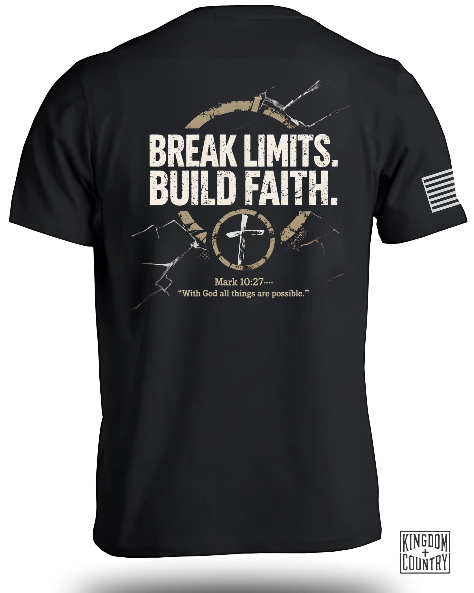 Break Limits Build Faith Mark 10:27 T-shirt product type