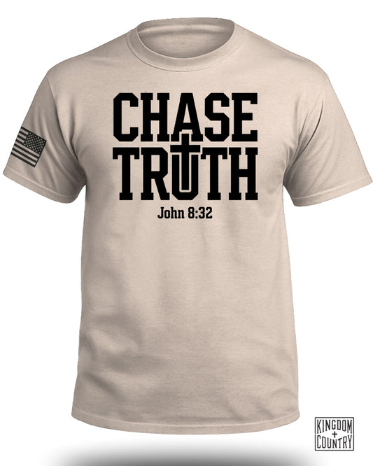 Inspirational Chase Truth John 8:32 T shirt