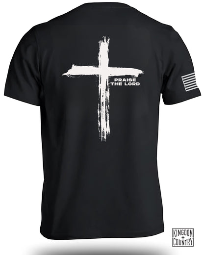 Praise The Lord Cross Back Graphic Tee product