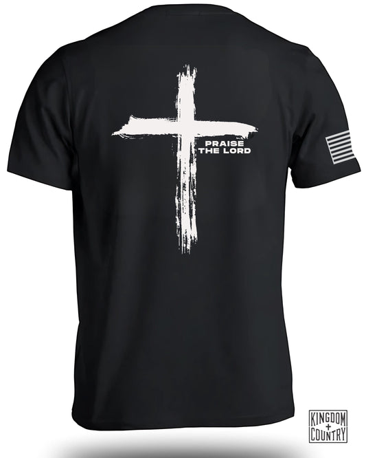 Praise The Lord Cross Back Graphic Tee product