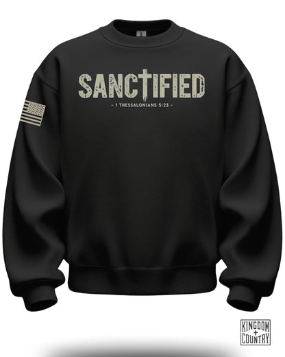 SANTIFIED 1 THESSALONIANS 5:23 Sweatshirt Bullet Points