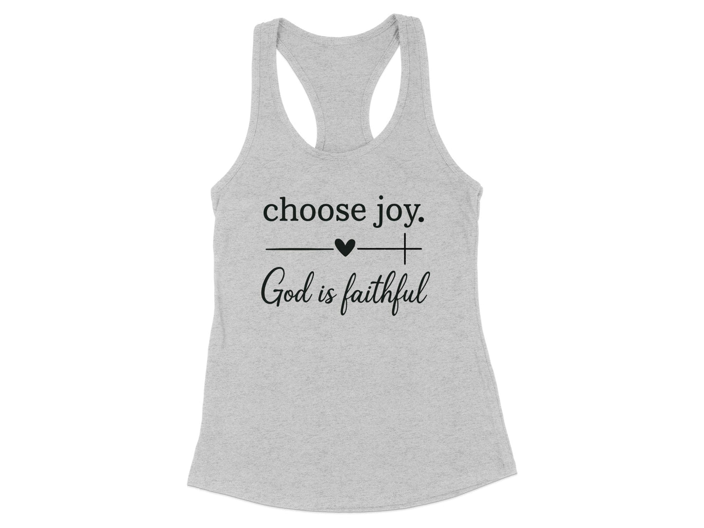Choose Joy God Is Faithful Tank Top product type