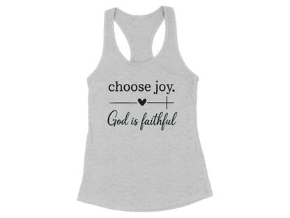 Choose Joy God Is Faithful Tank Top product type