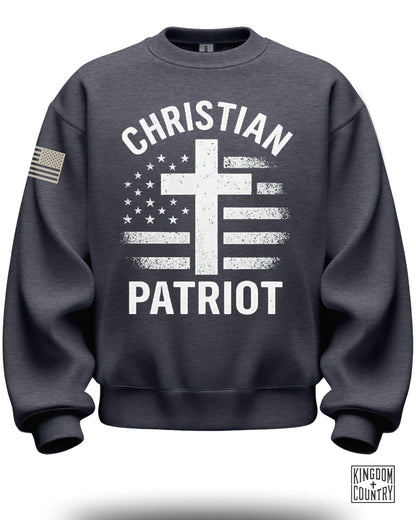 Christian Patriot Cross Flag Sweatshirt Product