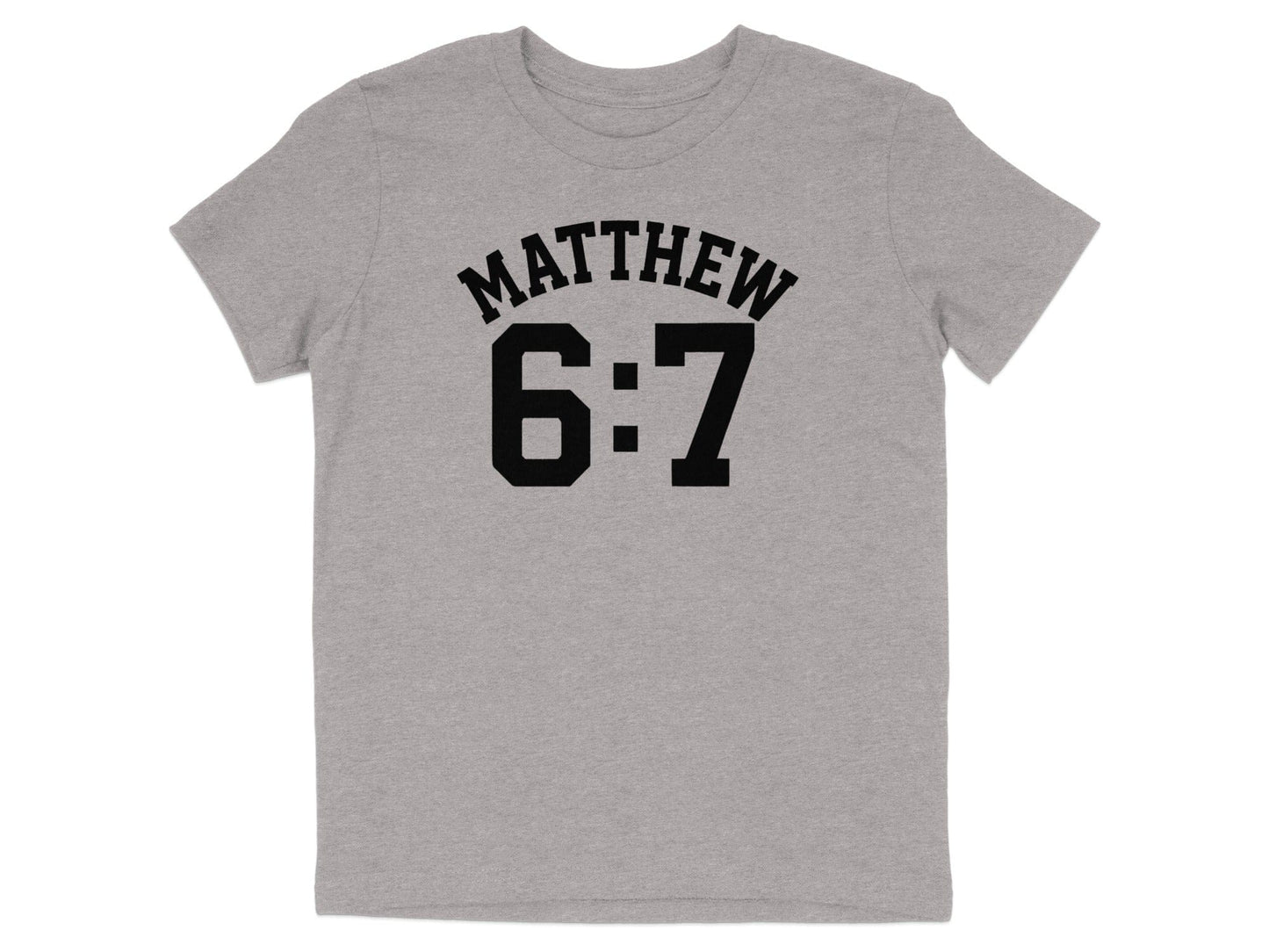 Matthew 6:7 Inspirational Graphic T-shirt