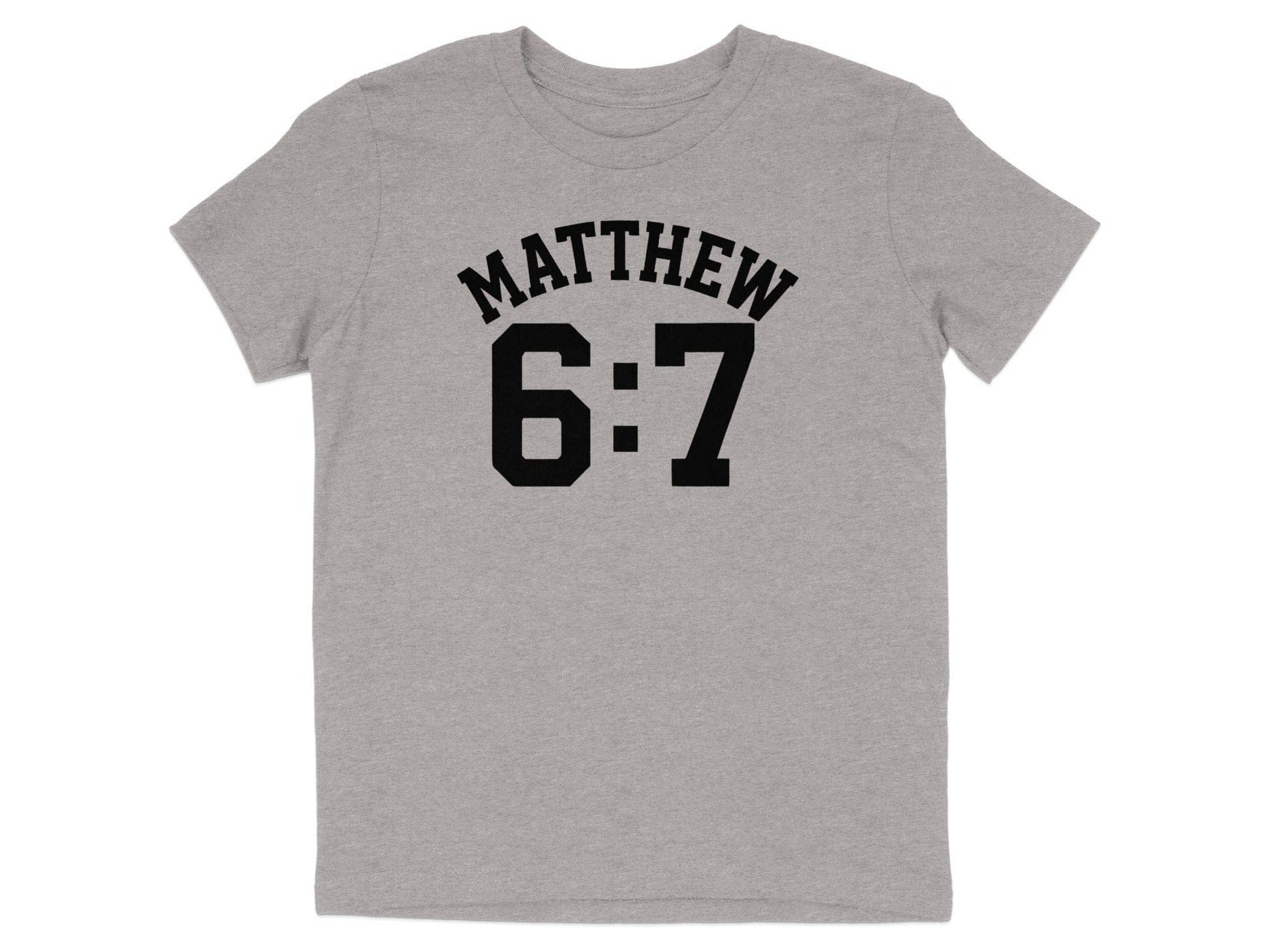 Matthew 6:7 Inspirational Graphic T-shirt