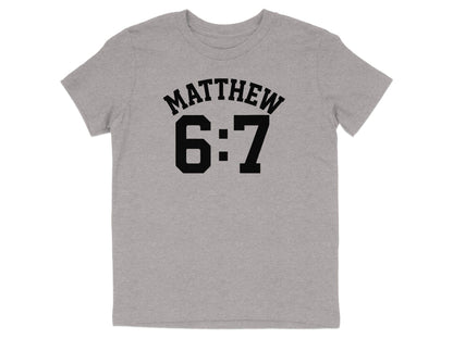 Matthew 6:7 Inspirational Graphic T-shirt