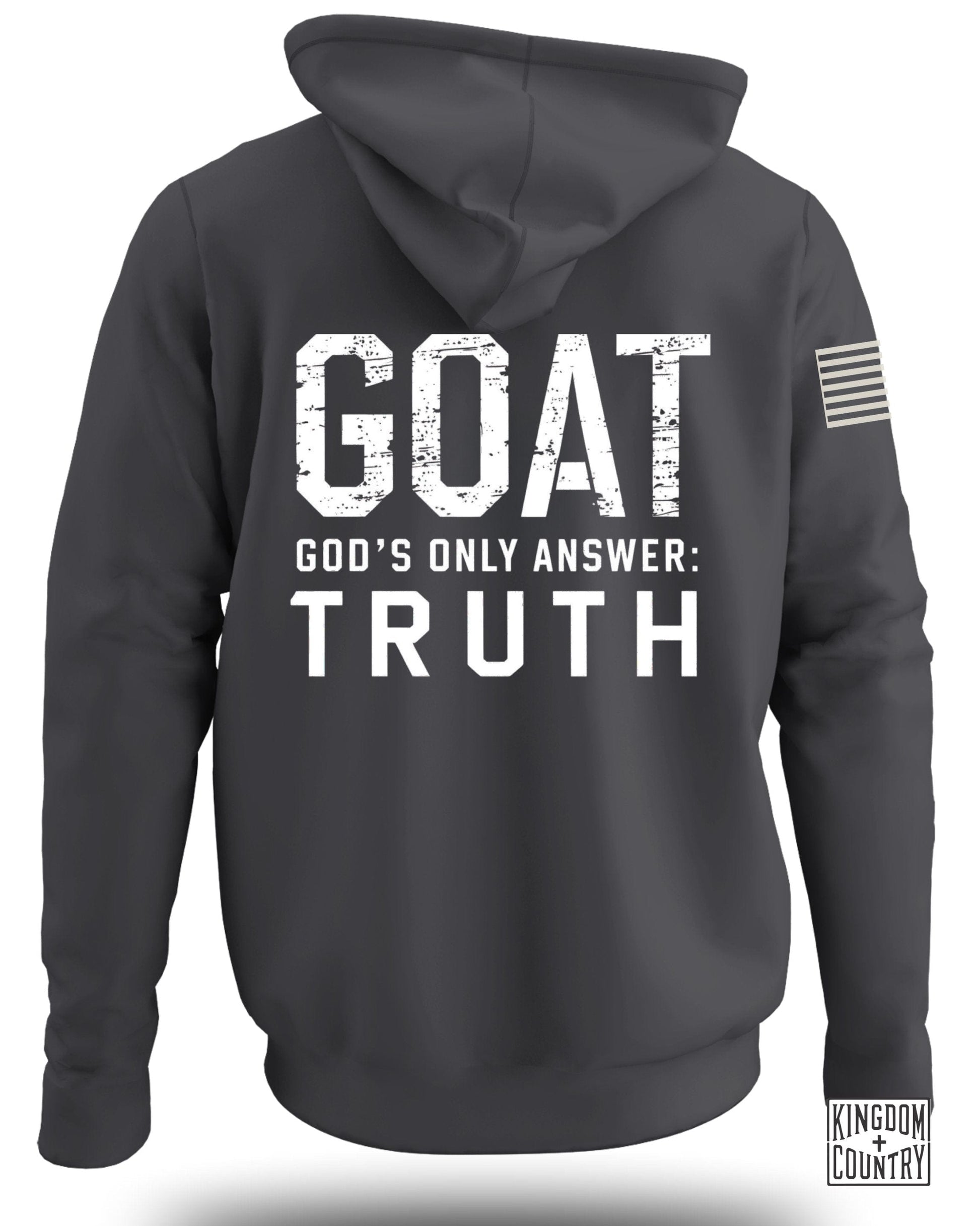 GOAT God's Only Answer Truth Patriotic Hoodie product type