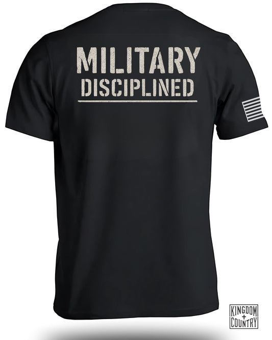 Military Disciplined Graphic Back Print Shirt product type
