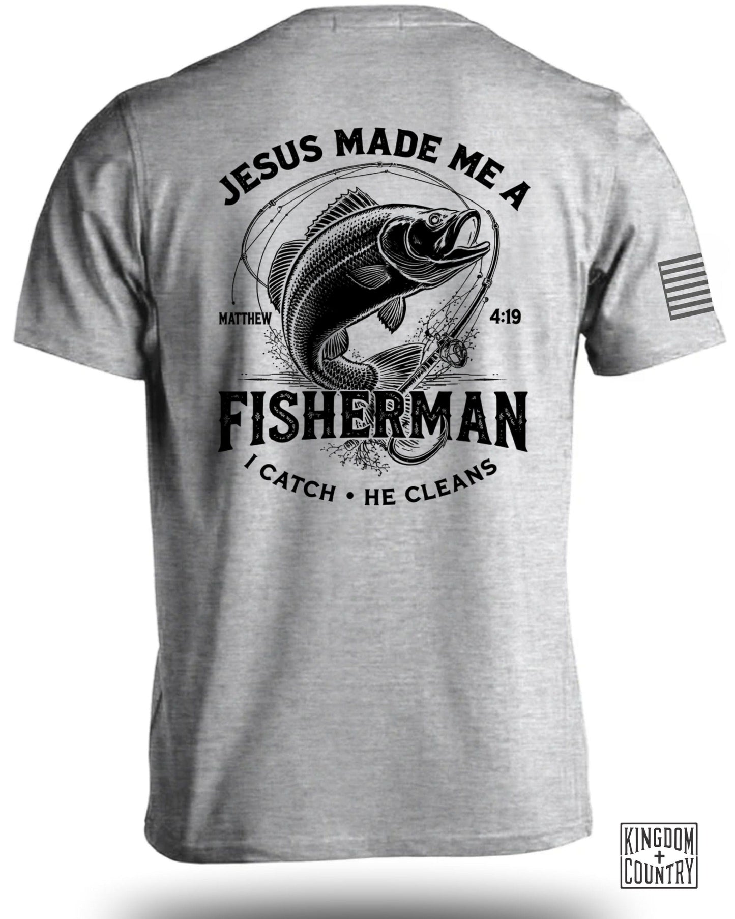 Jesus Made Me a Fisherman Graphic T-Shirt Product Type