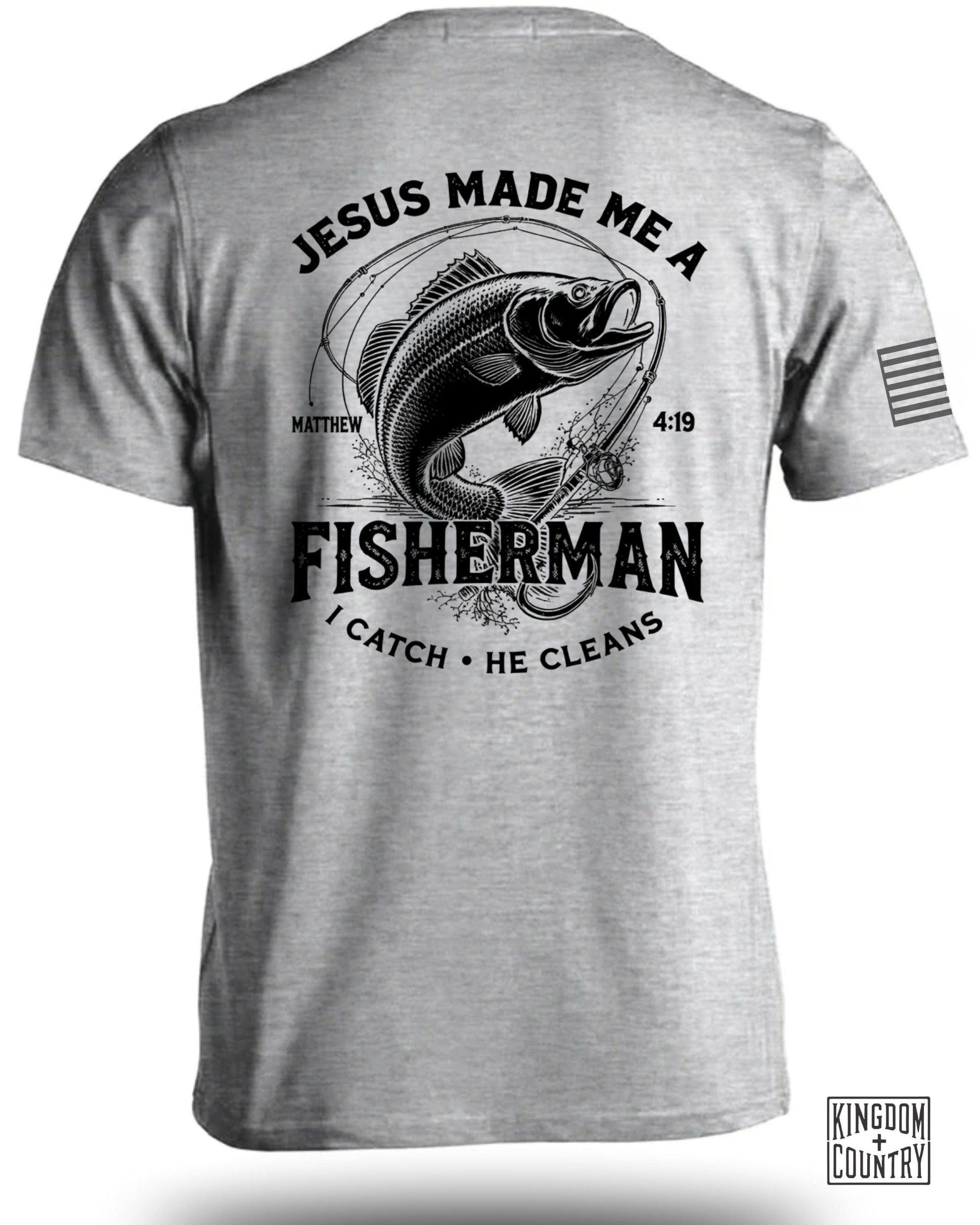 Jesus Made Me a Fisherman Graphic T-Shirt Product Type