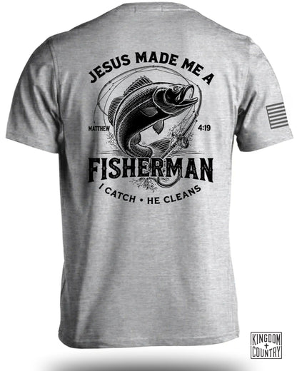 Jesus Made Me a Fisherman Graphic T-Shirt Product Type