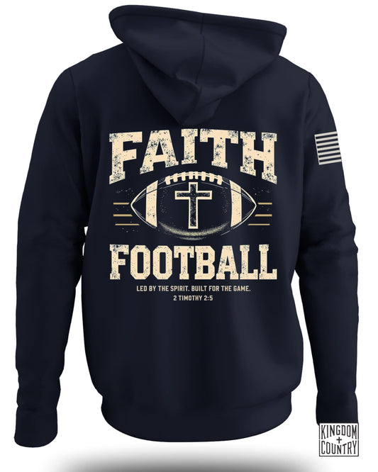 Faith and Football Graphic Hoodie product