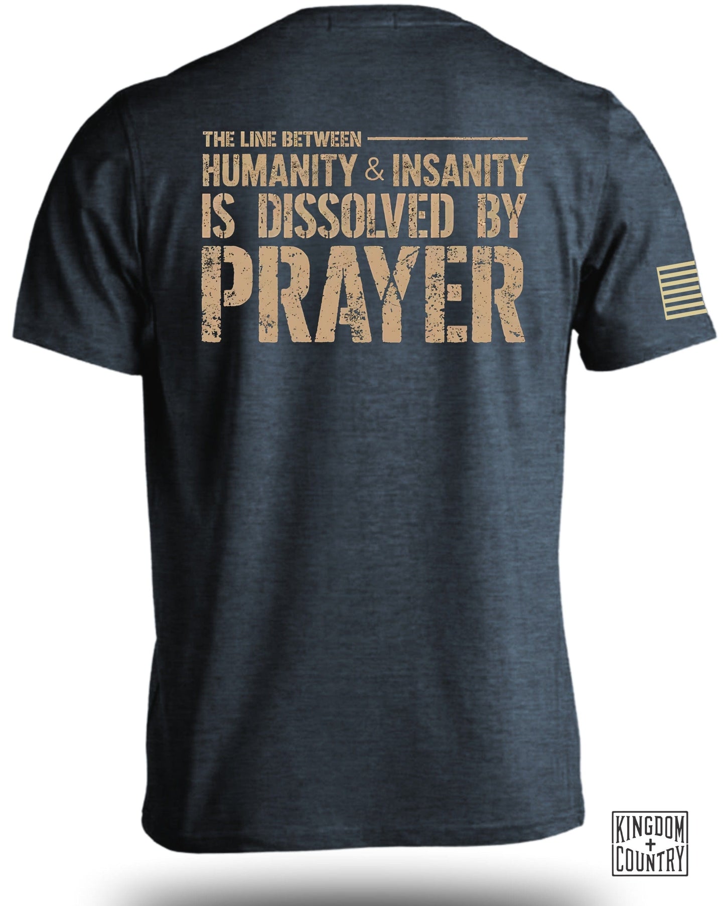 Humanity Insanity Dissolved by Prayer T-shirt product type