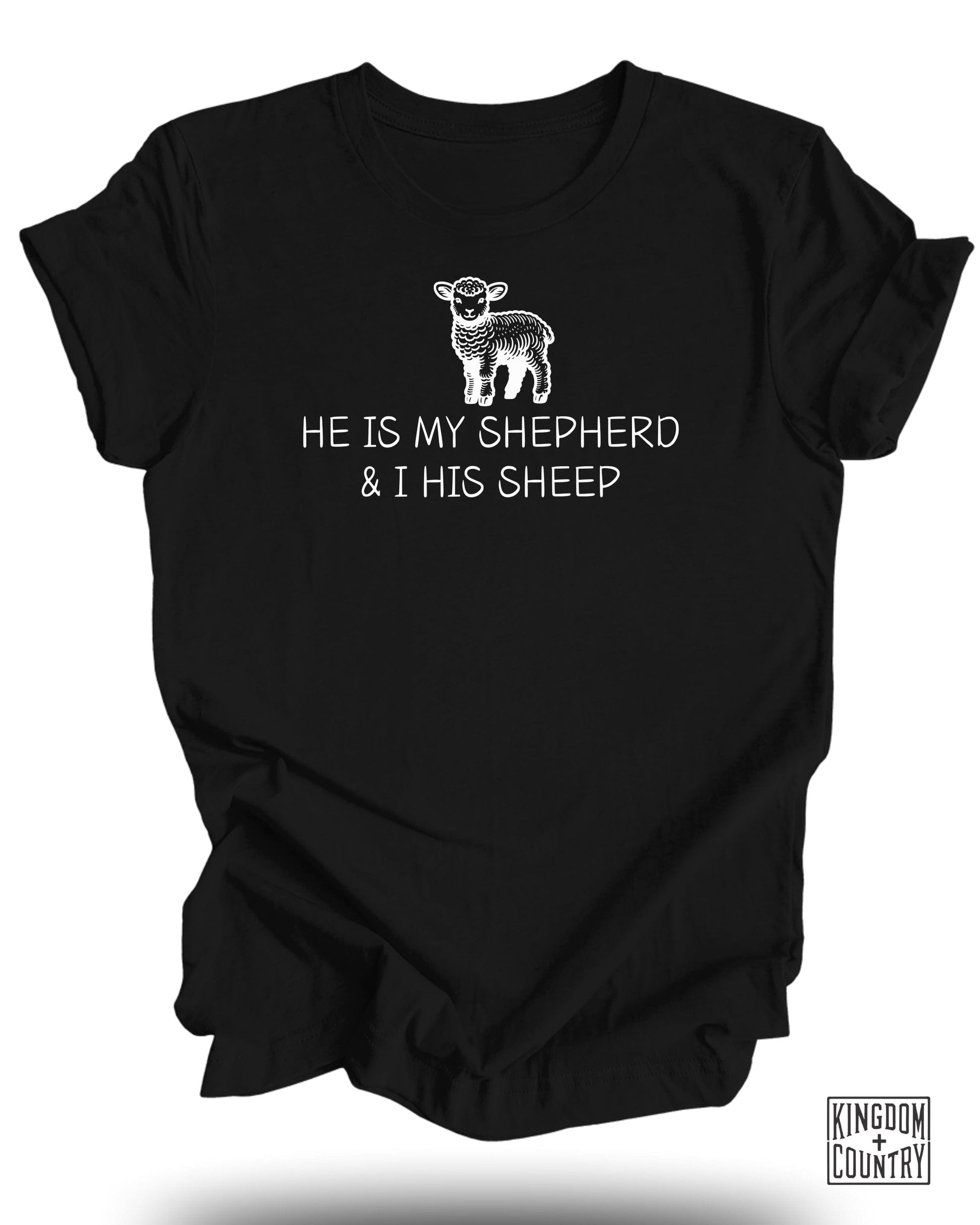 He Is My Shepherd & I His Sheep t-shirt product type