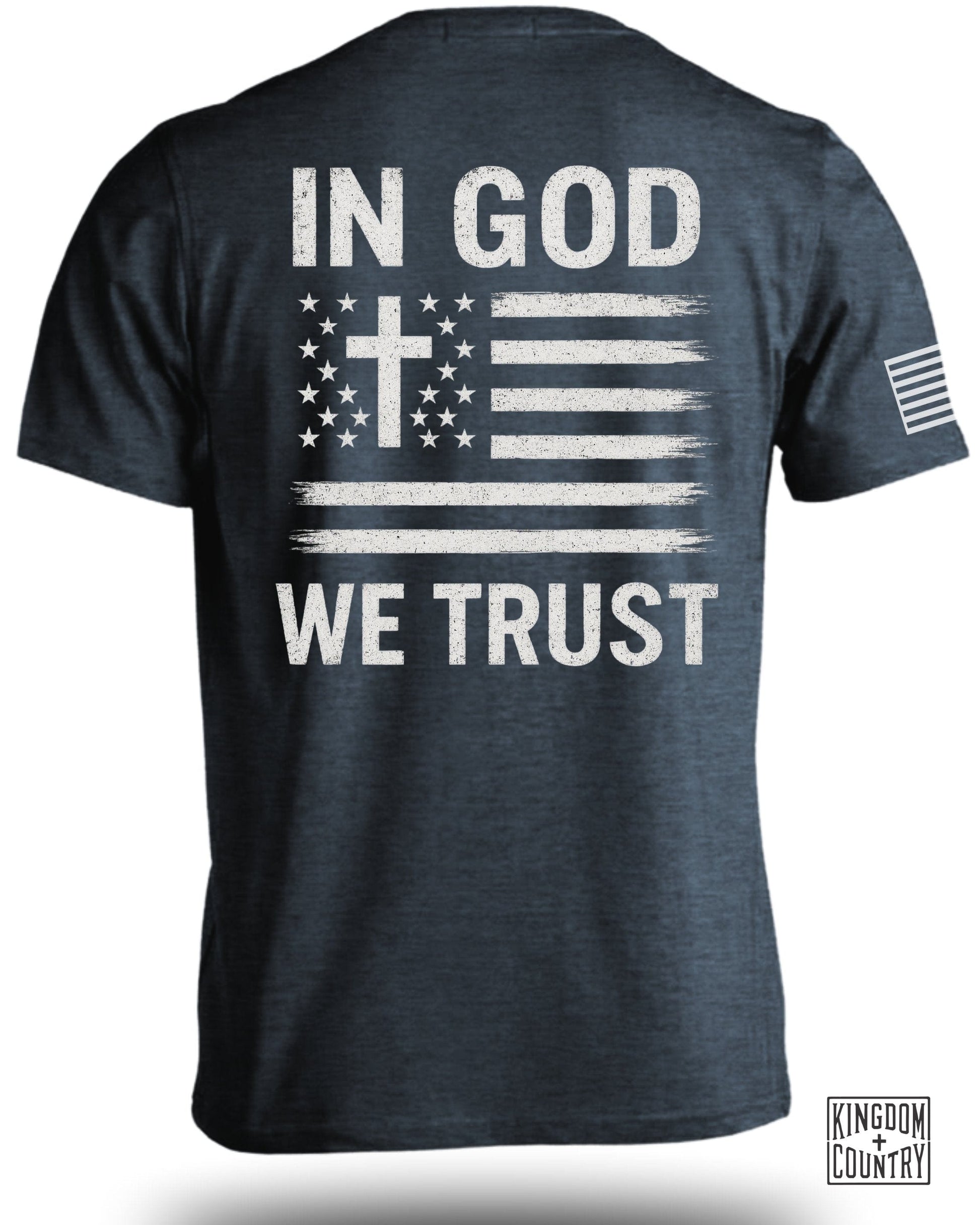 Patriotic In God We Trust American Flag Shirt Product