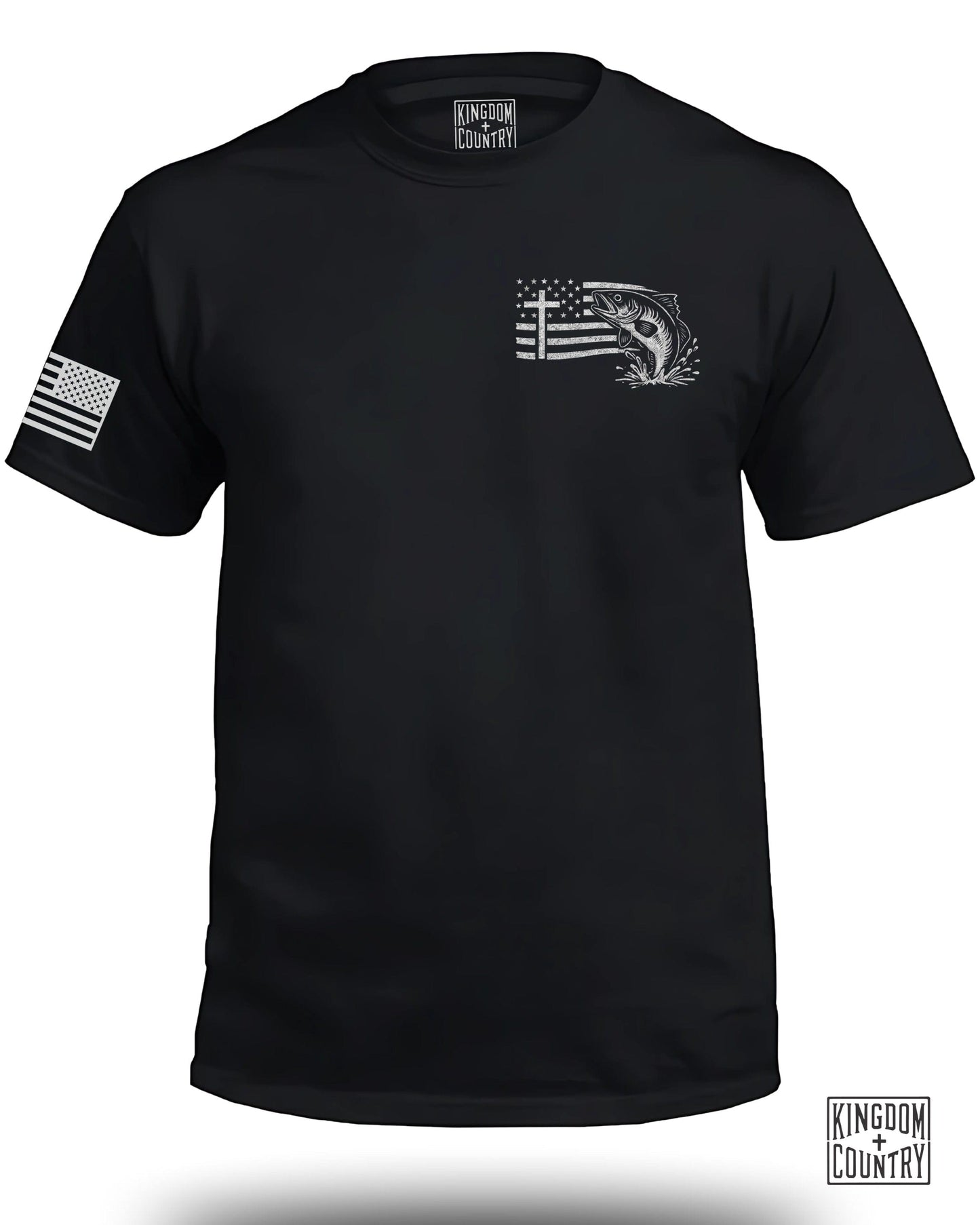 Patriotic Fish Flag Design T-Shirt product type