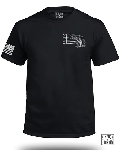 Patriotic Fish Flag Design T-Shirt product type