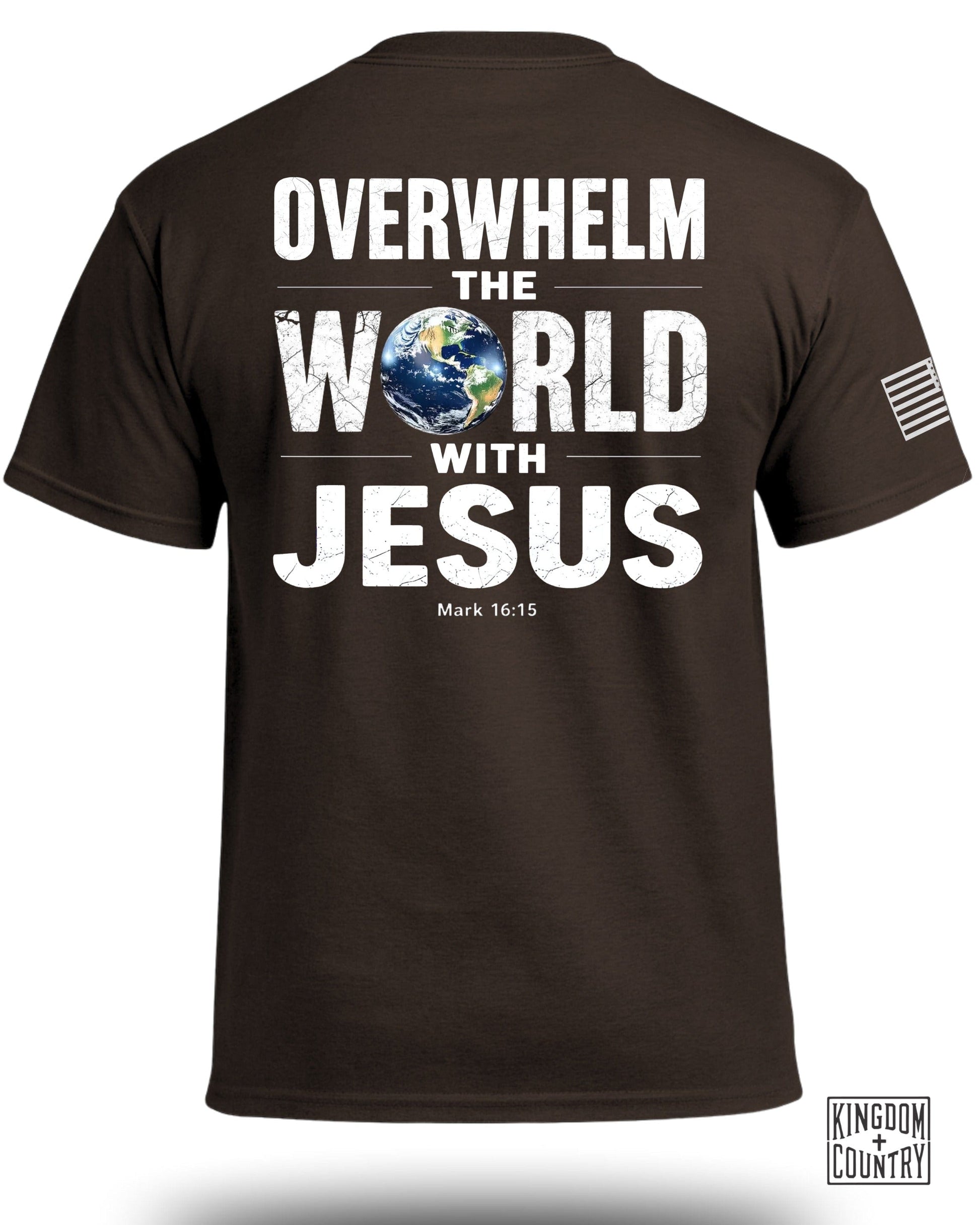 Overwhelm the World With Jesus Mark 16:15 shirt product type