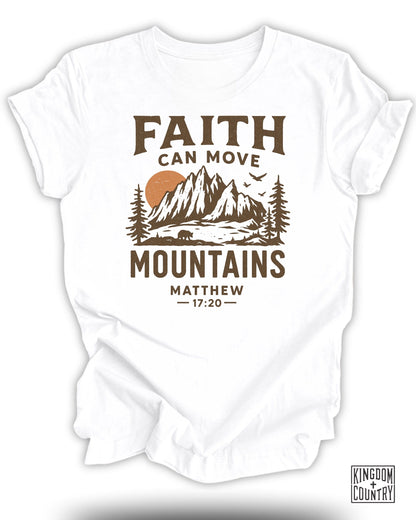 Faith Can Move Mountains Matthew 17:20 T-shirt product type