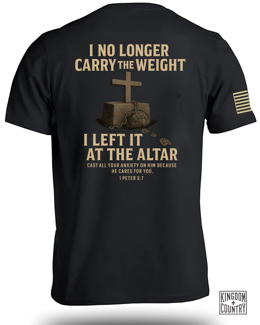 I No Longer Carry The Weight I Left It At The Altar product type