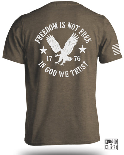 FREEDOM IS NOT FREE IN GOD WE TRUST T-Shirt product