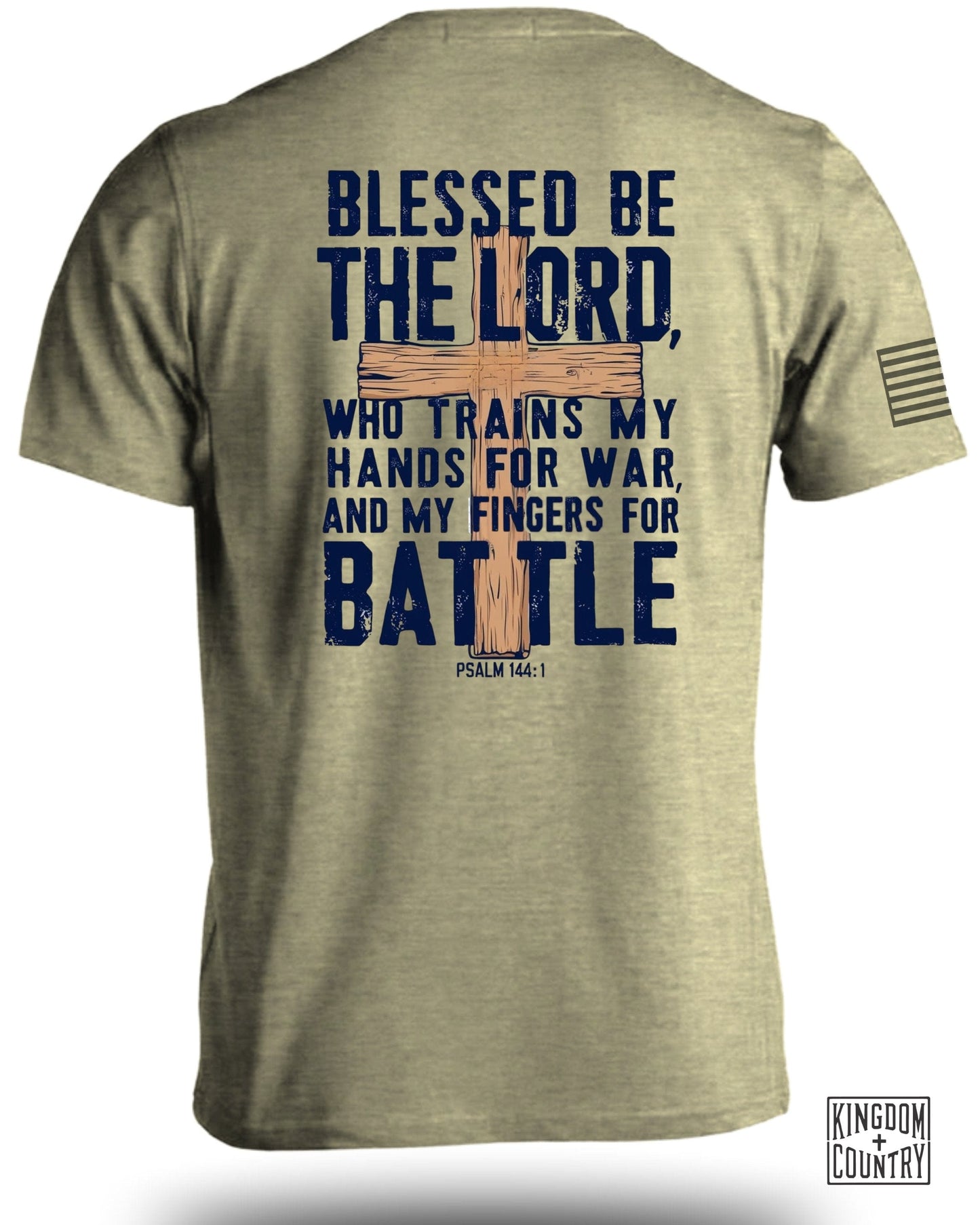 Blessed Be The Lord Hands For War Battle Shirt Product