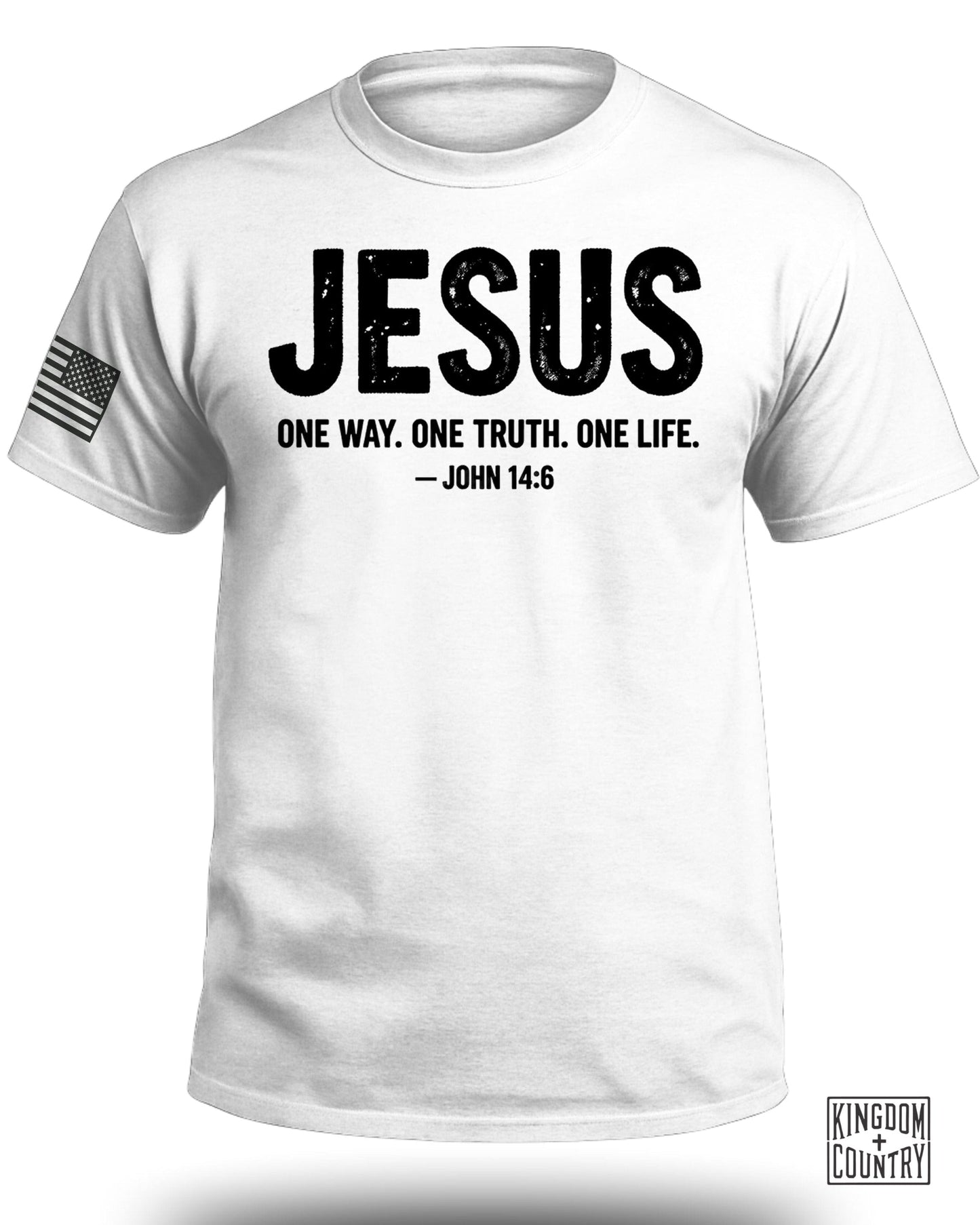 Jesus One Way One Truth One Life John 14:6 T-shirt
