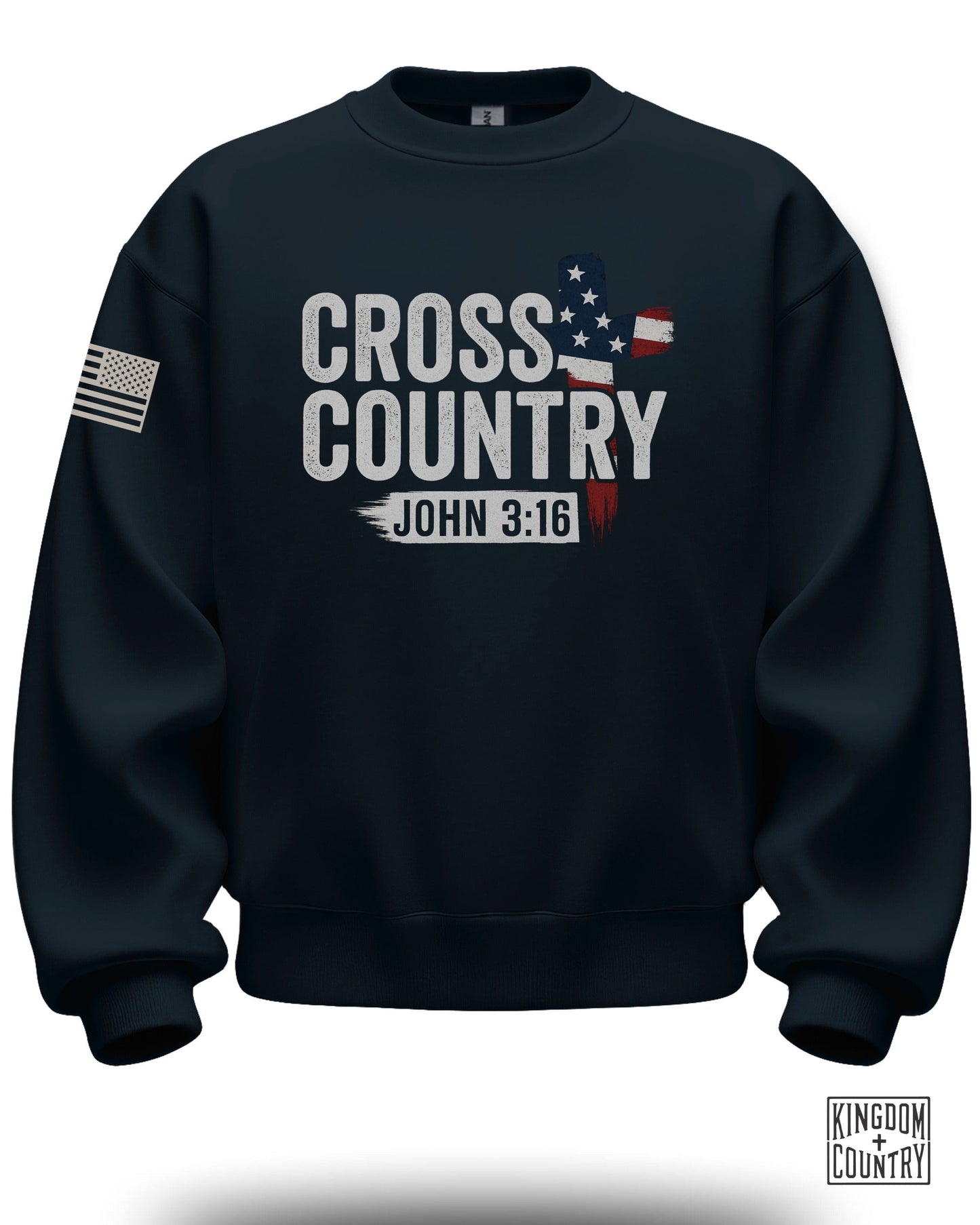 Cross Country John 3:16 Sweatshirt