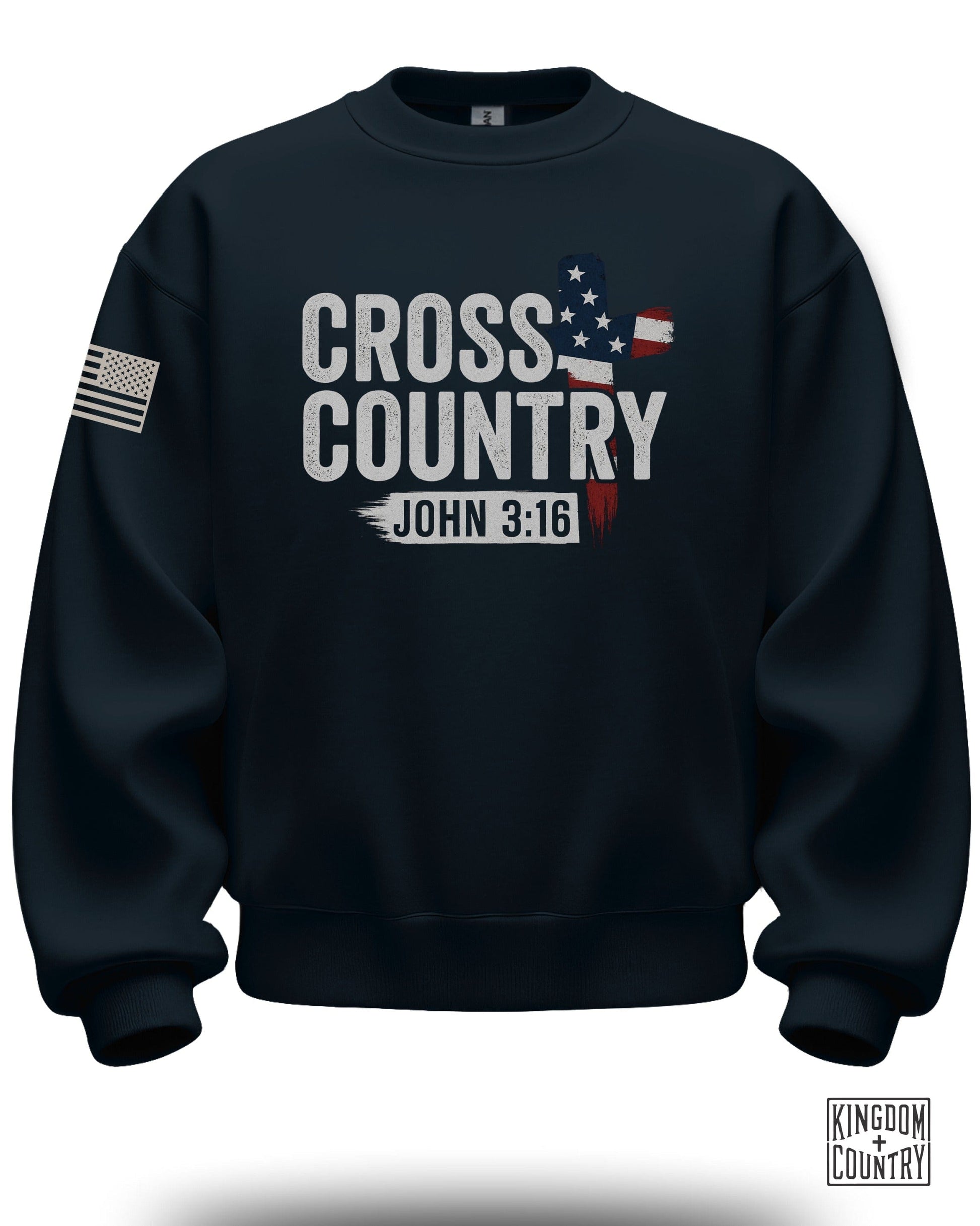 Cross Country John 3:16 Sweatshirt