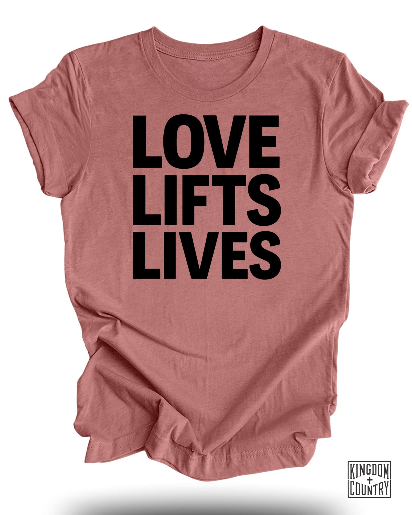 Empowering Love Lifts Lives Graphic Tee product type