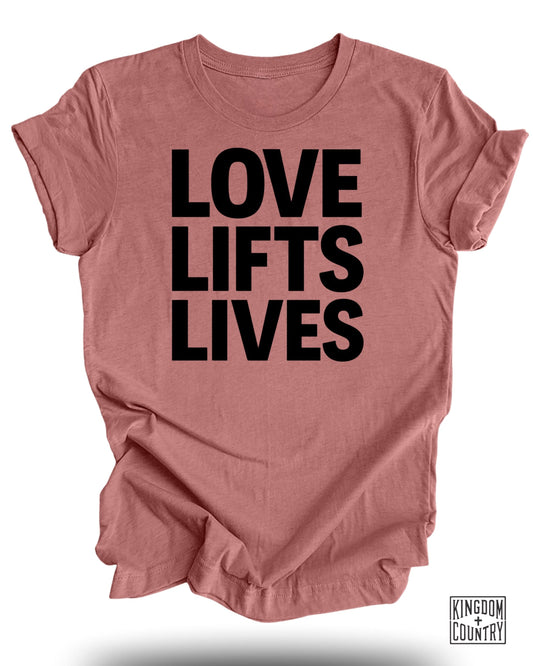 Empowering Love Lifts Lives Graphic Tee product type