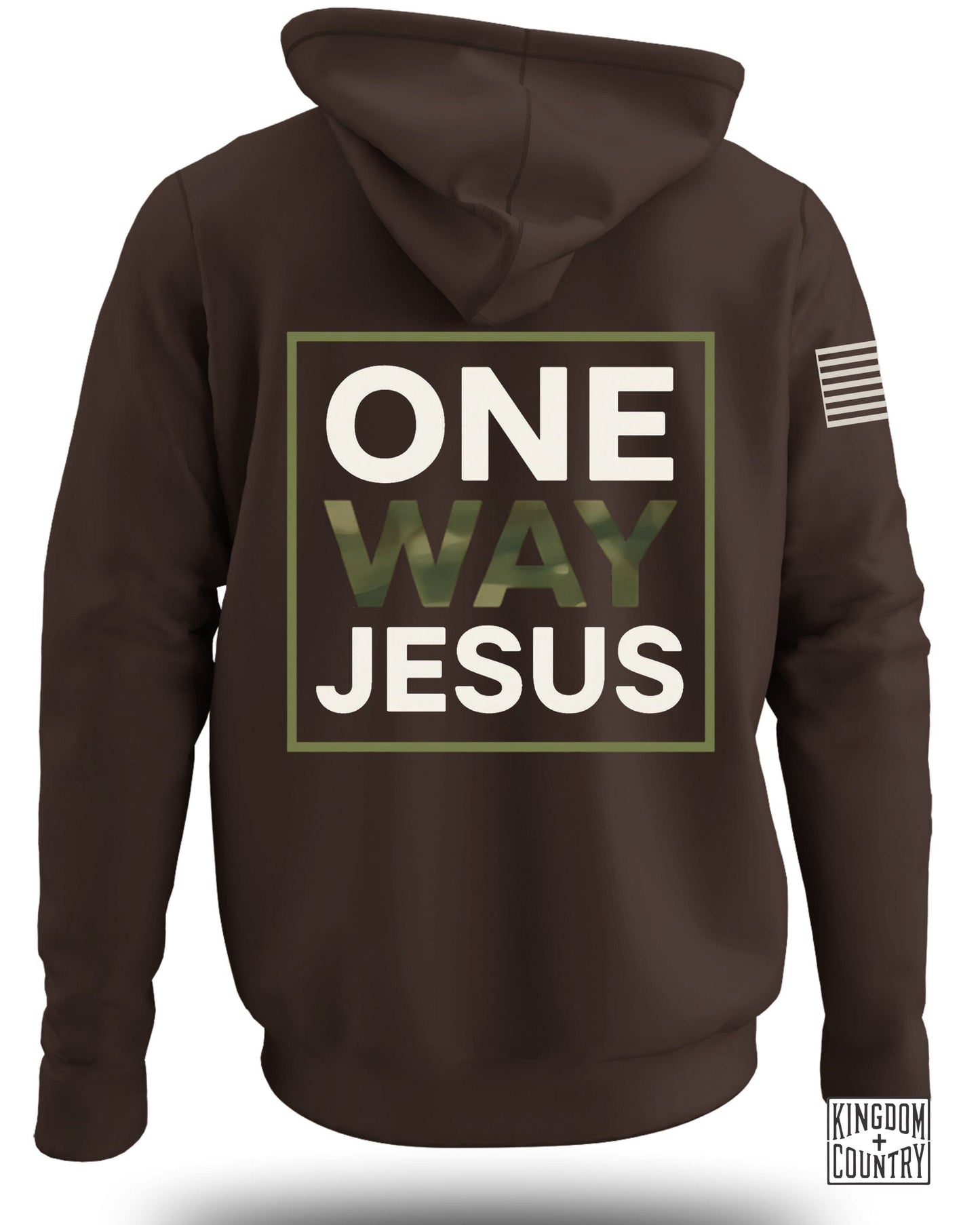One Way Jesus Graphic Hooded Sweatshirt product