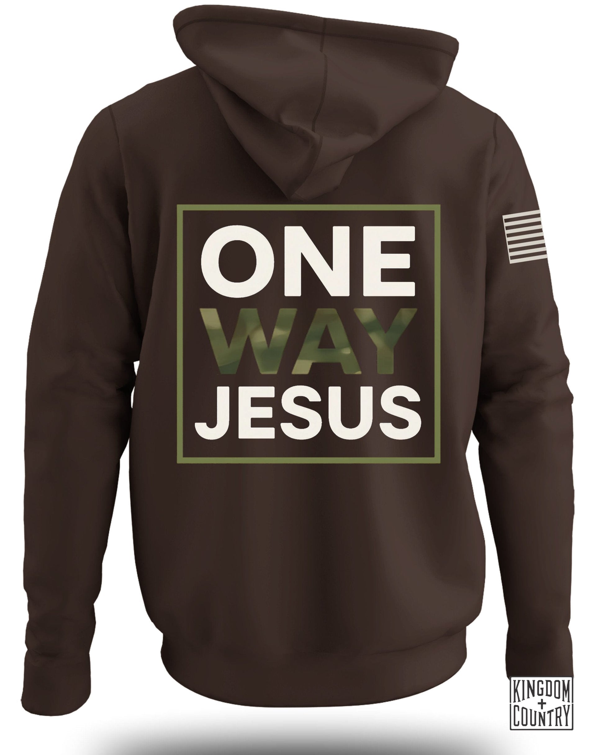 One Way Jesus Graphic Hooded Sweatshirt product