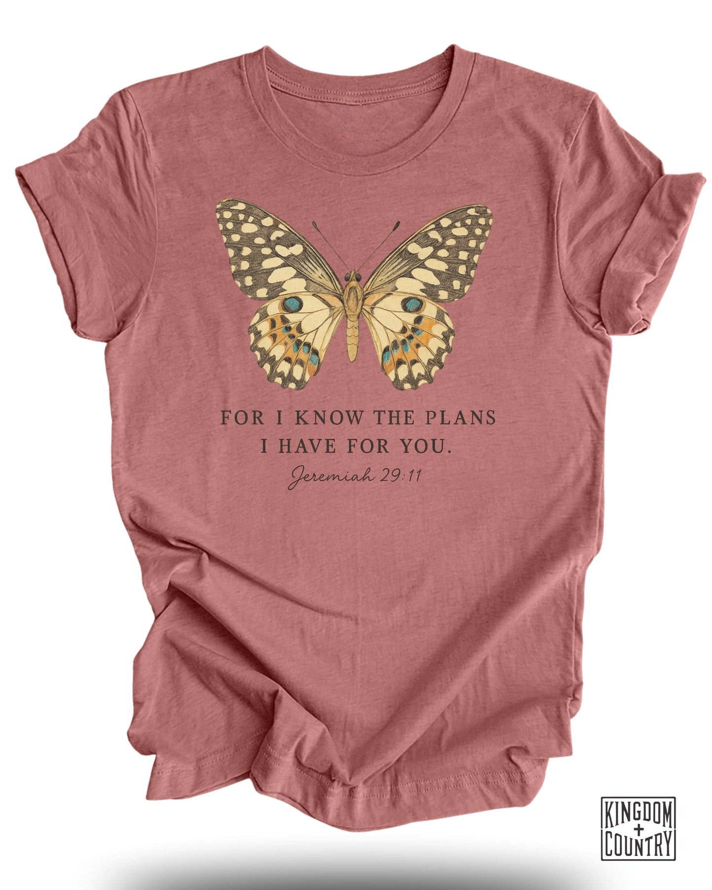 For I Know The Plans I Have For You Butterfly product type
