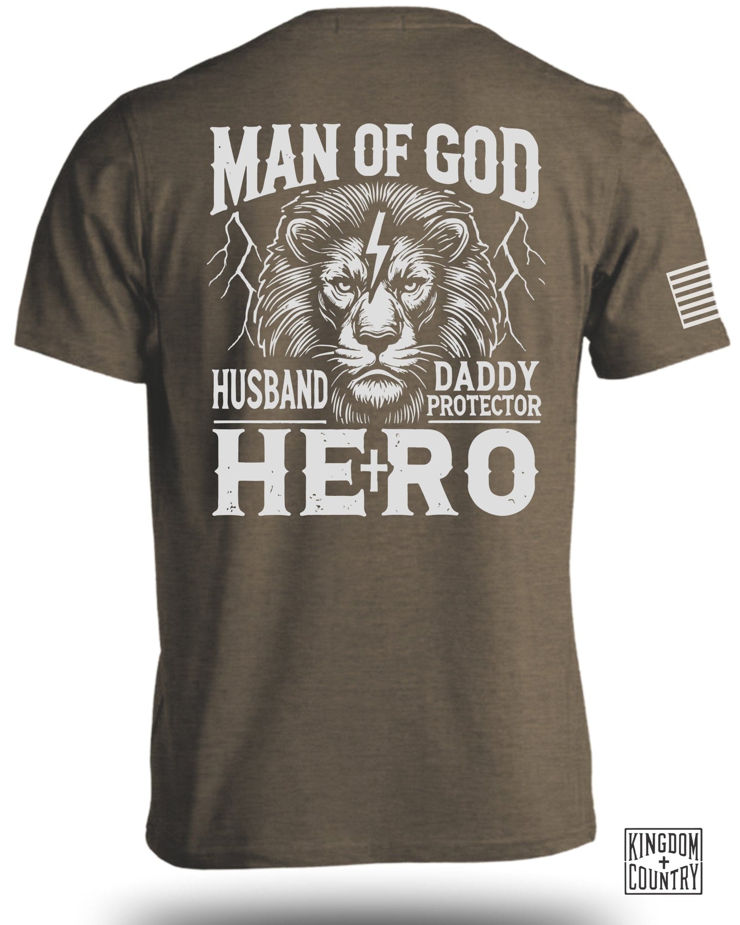 Man of God Hero Husband Daddy Protector Shirt product