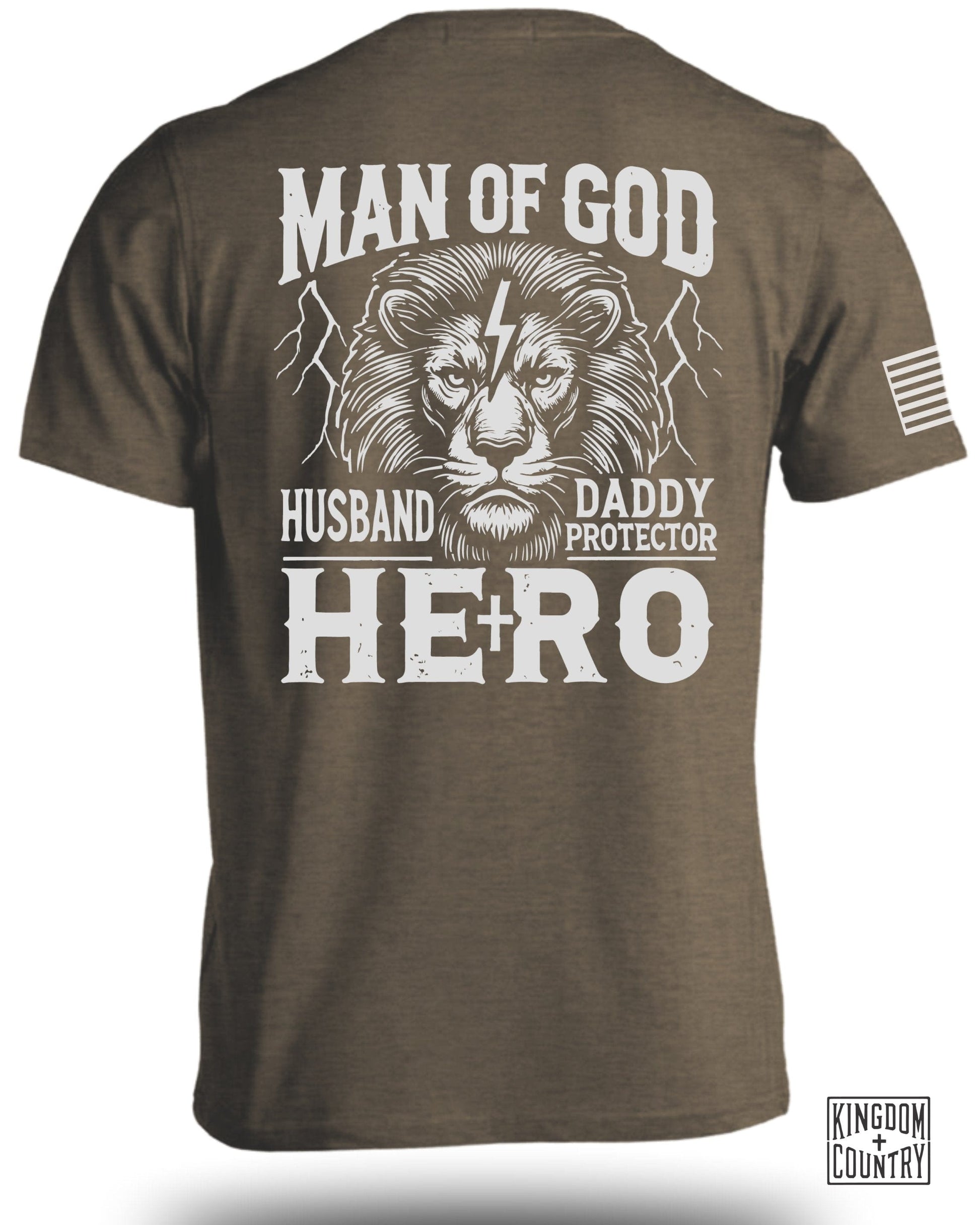 Man of God Hero Husband Daddy Protector Shirt product