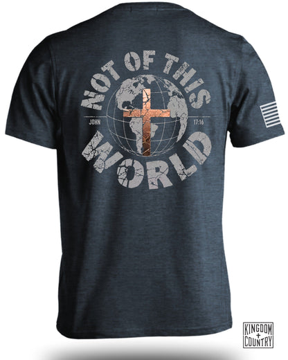 Not Of This World John 17 16 Christian Shirt product type
