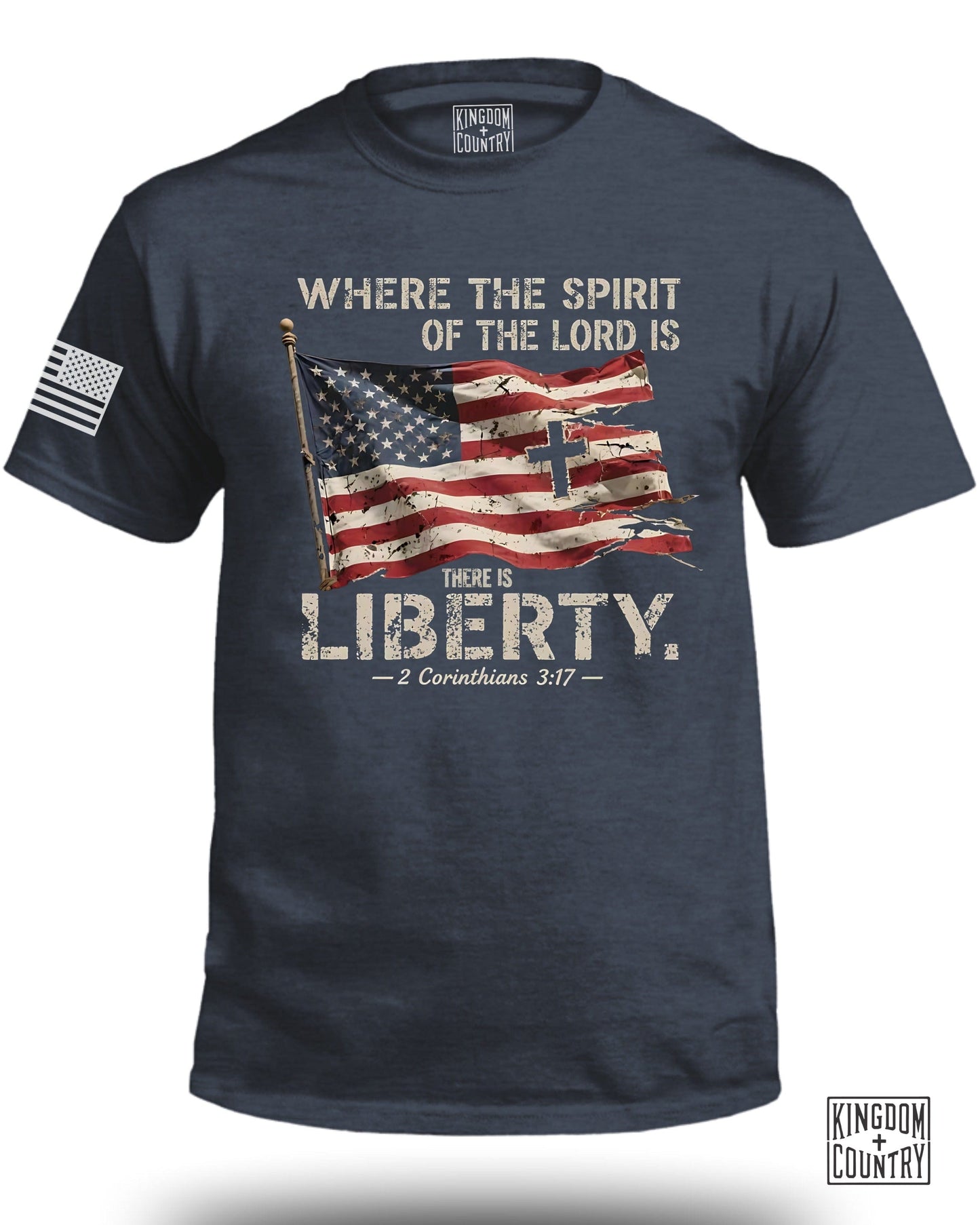 Spirit of the Lord Liberty 2 Corinthians T-shirt product
