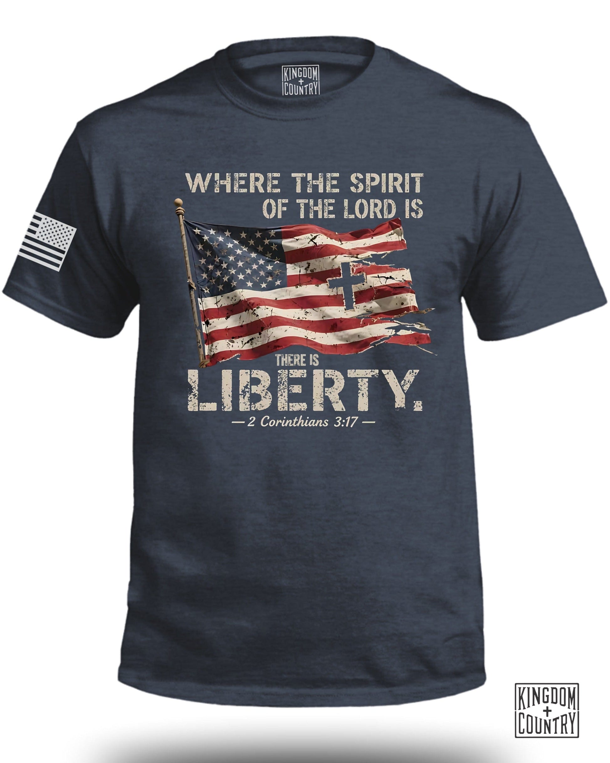 Spirit of the Lord Liberty 2 Corinthians T-shirt product